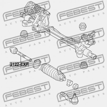 Ράβδος Τιμονιού Ford Explorer Μπανιέρα 2011-2013 Μπορεί Να Bb5z-3280-a