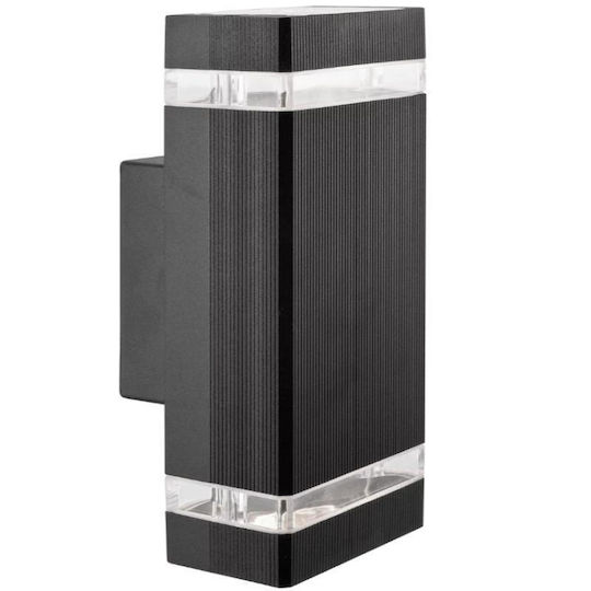 Polux Стенно Външно Спот Осветление GU10 IP44 10x11x23εκ.