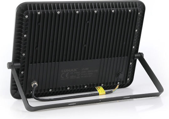 Lumax Proiector Etanș Lumini De Inundație Cu Led-uri 20W Alb Rece 6000K Cu Senzor De Mișcare IP44