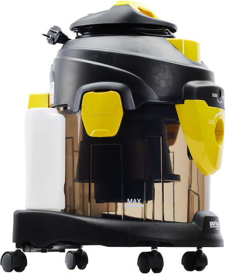 Kraft & Dele Aspirator Lichide / Solide 1400W cu Plastic Recipient 20lt