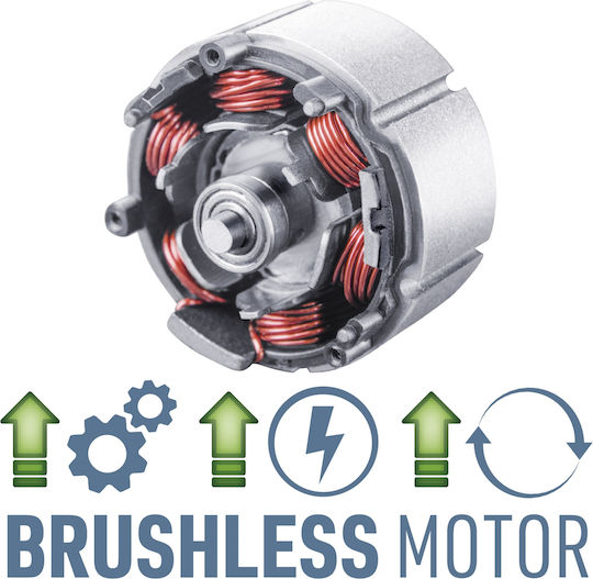 Extol Δραπανοκατσάβιδο Μπαταρίας Brushless 20V 2x2Ah