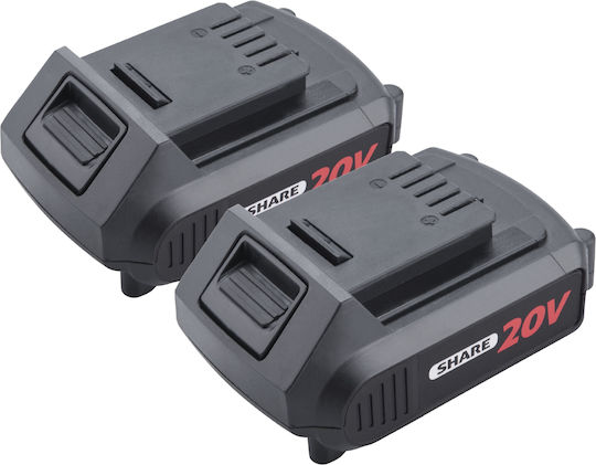 Extol Δραπανοκατσάβιδο Μπαταρίας Brushless 20V 2x2Ah