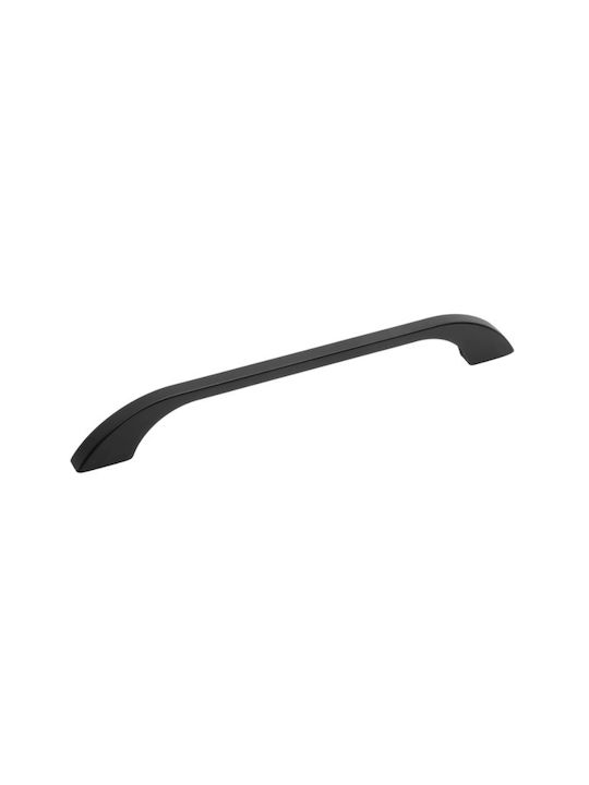 Roline 688 Λαβή Επίπλου από Μέταλλο Μαύρο Ματ 140mm (Απόσταση Κέντρων 128mm) 688 688-MAYRO-MAT