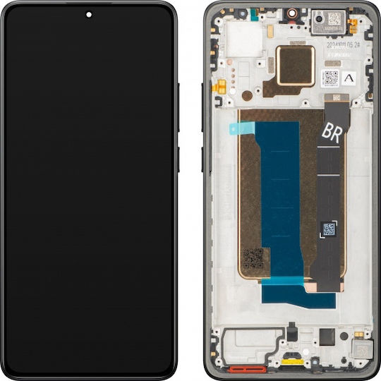Xiaomi Screen with Touch Mechanism and Frame for Xiaomi Poco X7 Pro 5G Black