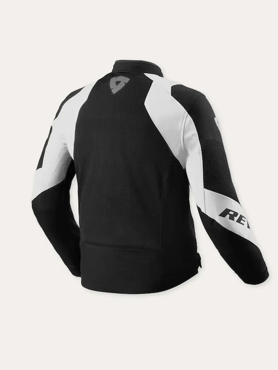 Rev'IT Hyperspeed 3 GT Air Men's Summertime Riding Jacket Black-White Rev'IT Hyperspeed 3 GT Air Men's Summertime Riding Jacket Black-White