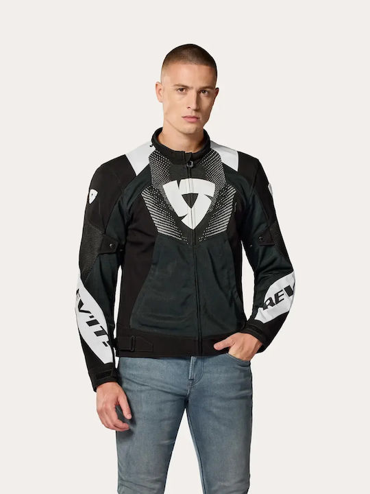 Rev'IT Hyperspeed 3 Gt Air Summer Men's Riding Jacket Black-White