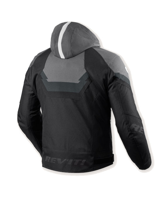 Rev'IT Quantum 3 H2O Men's Motorcycle Jacket 4 Seasons Waterproof Black
