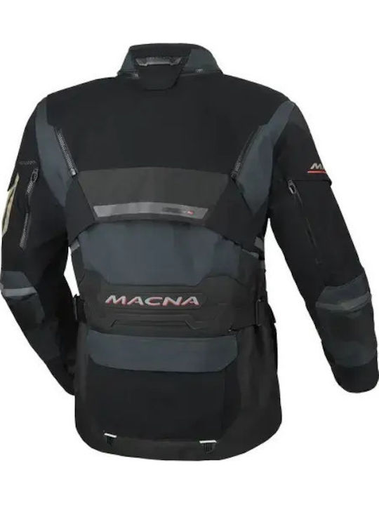 Macna Flexodous Men's Winter Riding Jacket Black/Blue Macna Flexodous Men's Winter Riding Jacket Black/Blue