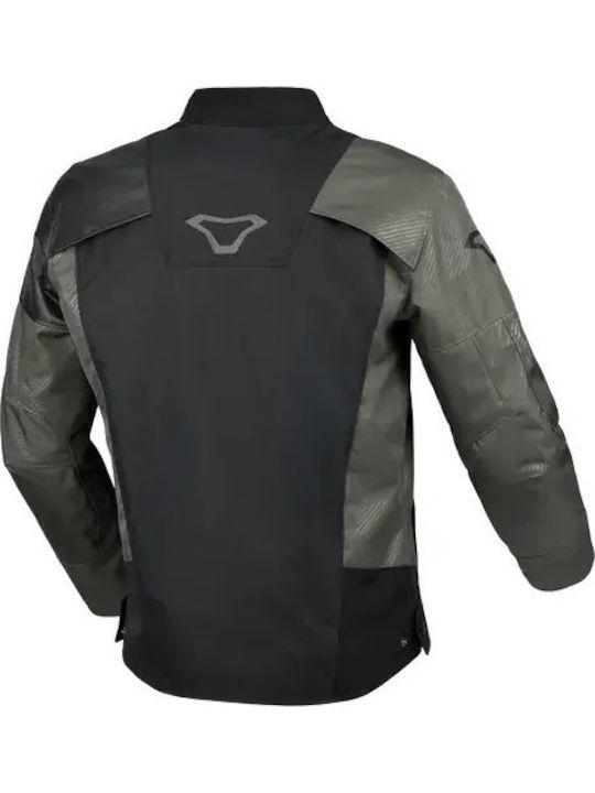 Macna Entirity Δερμάτινο Ανδρικό Μπουφάν 4 Εποχών Black Green Macna Entirity Δερμάτινο Ανδρικό Μπουφάν 4 Εποχών Black Green