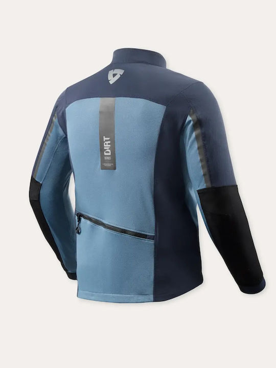 Rev'IT Territory 2 Winter Herren Motorradjacke Cordura Wasserdicht Blue / Black