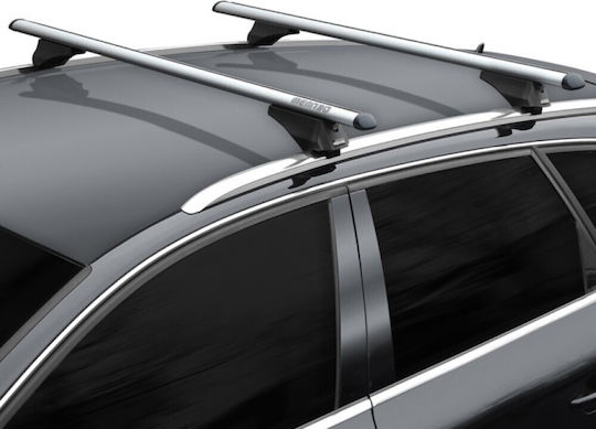 Menabo Autodachträger Aluminium Tiger 1185 cm Silber Farbe BMW Serie 5 G31 Touring 5 Doors 2017 Flush oder Raised Dachreling-2 Stück 8490/μβ Mp.8490/mb-11