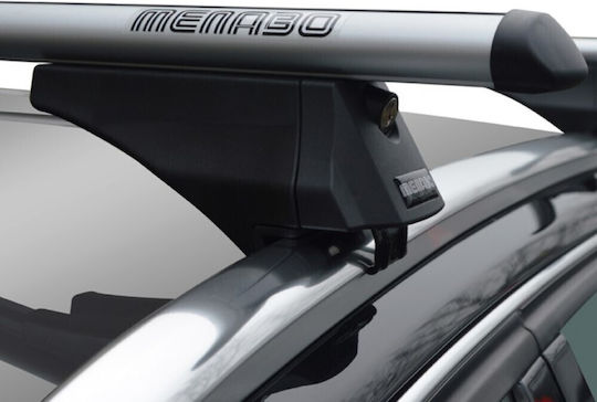 Menabo Autodachträger Aluminium Tiger 1185 cm Silber Farbe BMW Serie 5 G31 Touring 5 Doors 2017 Flush oder Raised Dachreling-2 Stück 8490/μβ Mp.8490/mb-11