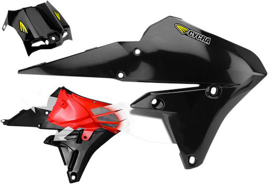 Cycra Motorcycle Radiator Protector Husqvarna WR Yamaha WR 250 Black