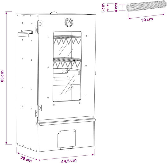 vidaXL Smoker