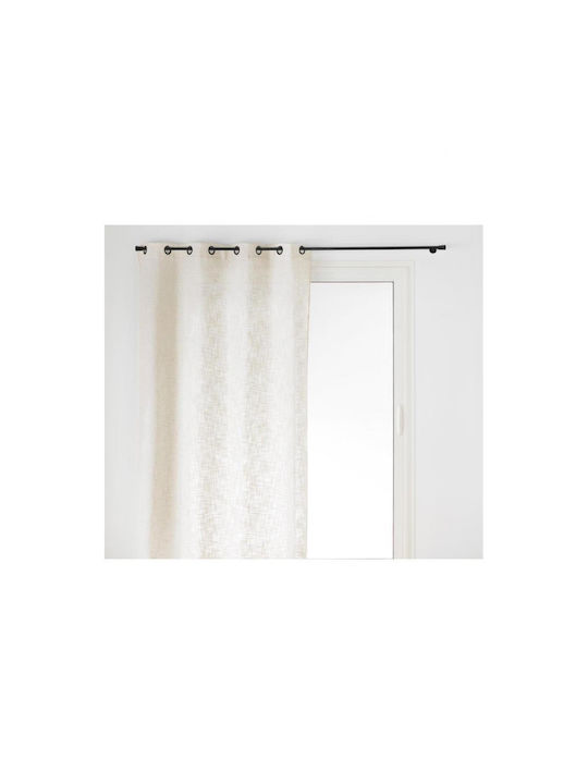 Atmosphera Curtain With Grommets Logan Douceur D'intérieur Ecru 140x260cm