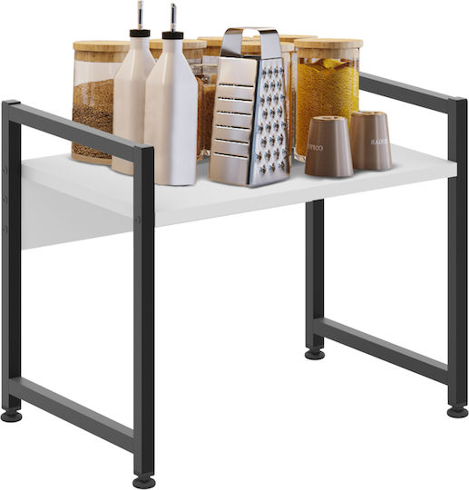 HomeMarkt Becko Kitchen Rack Metal White