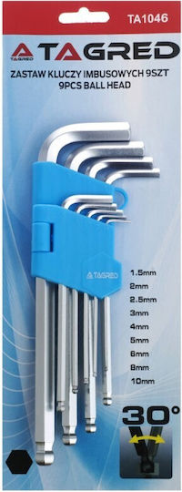 Set Chei Allen Tagred Ta1046 Profil Hexagonal 9 Bucăți