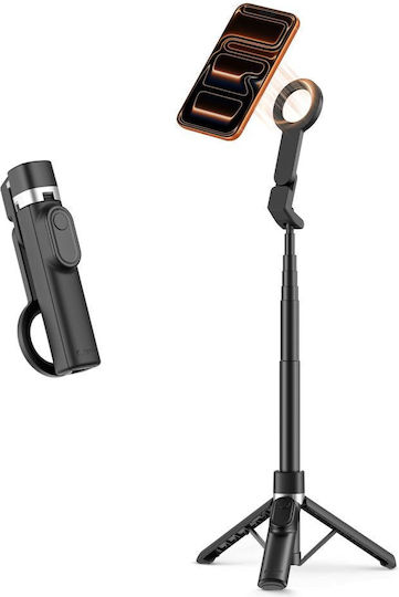 Tech-Protect L11s Selfie Stick Mobile Tripod Black