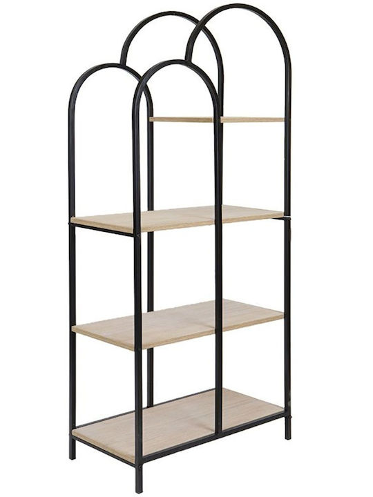 Black Bookcase 61x33.5x145cm