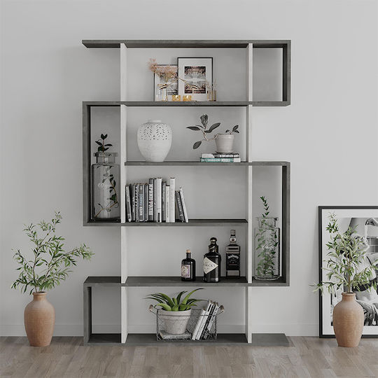 Bibliothek Radovan Weißes Antike / Grau 108x25x161cm