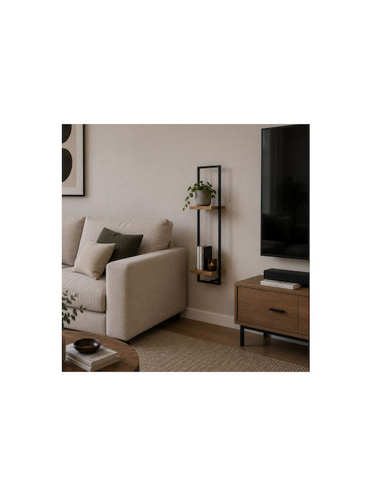 Shelf Wall Brown 25x25x75cm