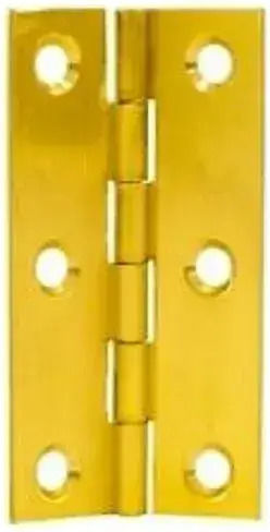 Yellow Hinge E.t Rectangular 1.5" 12.5x12.5mm Thickness 0.8mm Martin 93222
