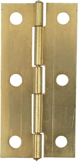 Martin Hinge Furniture Made of Metal Gold Rectangular 0.9mm 1pcs 93226