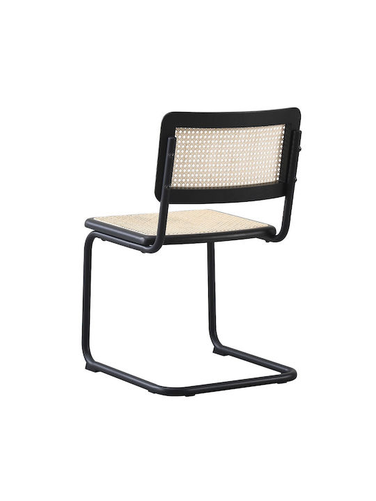 Broyer Dining Chairs Metallic Black 2pcs 55x48x80cm