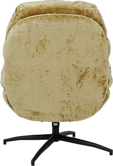 Scaun de Relaxare cu Puf Muștar 93x78x99cm