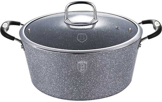 Berlinger Haus Stone Touch Line Kochgeschirr-Set aus Aluminium Grau mit Steinbeschichtung 6-tlg