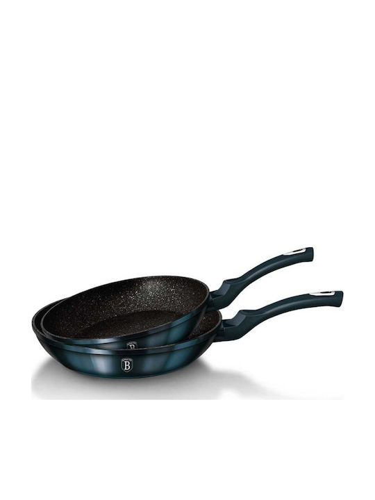 Berlinger Haus Aluminum Pans Set Aquamarine Edition with Stone Interior Coating 2 Pieces