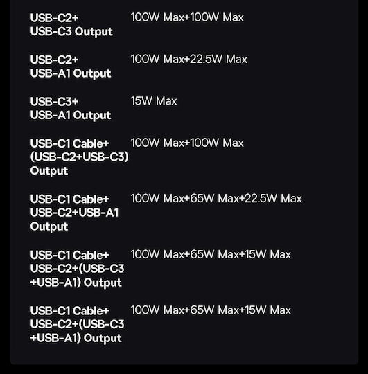 Baseus EnerGeek GR11 Baterie Externă 25000mAh 200W cu Port USB-A și Port USB-C Încărcare Rapidă Gri