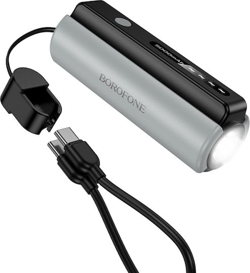 Borofone BJ87 Star Power Bank 5000mAh 10W With USB-C Output Port Black
