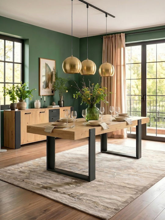 Trade Τραπέζι Τραπεζαρίας Ξύλινο 223x93x78εκ.