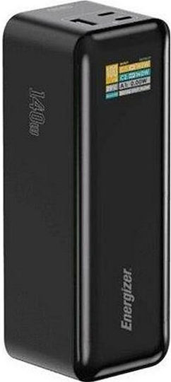 Energizer Power Bank 27000mAh with USB-A Output Port and 2 USB-C Power Delivery Output Ports Black