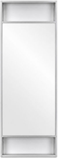 MRShome MRS4601004 Καθρέπτης Ολόσωμος Ορθογώνιος Ασημί 120x40cm MRShome MRS4601004 Καθρέπτης Ολόσωμος Ορθογώνιος Ασημί 120x40cm