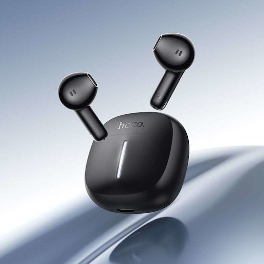 Hoco EQ33 Earbud Bluetooth Handsfree Earphones with Sweat Resistance and Charging Case Black