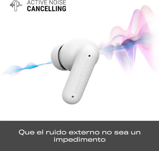 Chill In-Ear Bluetooth-Freisprecheinrichtung Kopfhörer mit Schweißresistenz und Ladeetui Weiß