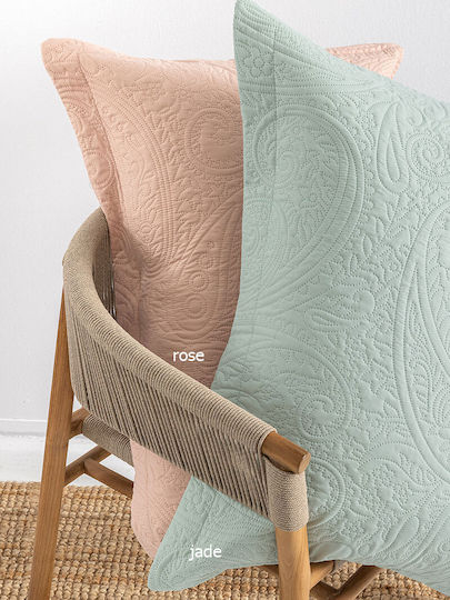 Palamaiki Ella Single Microfiber Coverlet Set Rose 160x240cm 2 Pieces