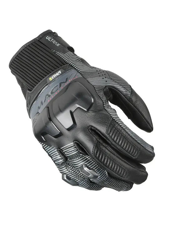 Macna Ultraxx 2.0 Sommerzeit Männer Motorradhandschuhe Schwarz