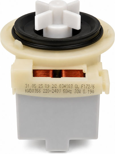 Water Drain Pump for Washing Machines Siemens Bosch Brandt Magnetic Upper Arm