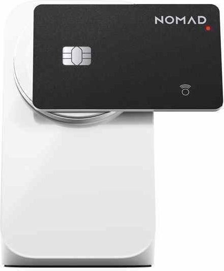 Nomad Tracking Card Pro Apple Find My Μαύρο Επαναφορτιζόμενο