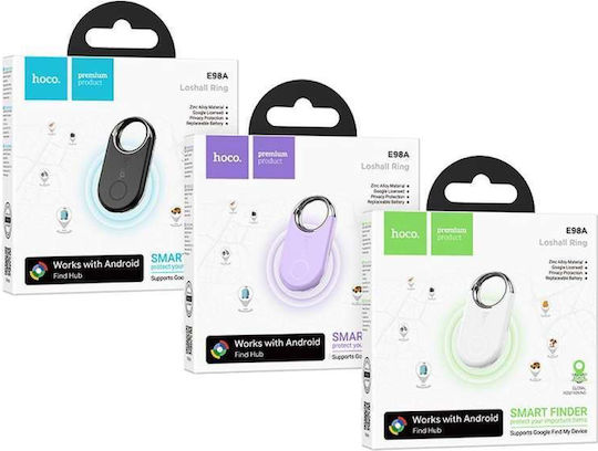 Hoco E98A Compatible With Google Find Hub Black