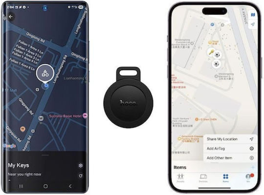 Hoco E101 Compatible With Apple Find My And Google Find Hub White
