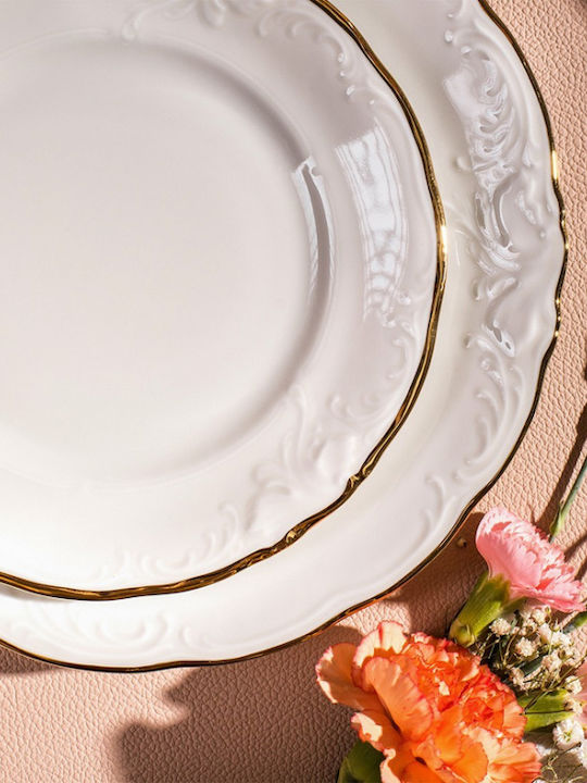 Emfasi Gold Porcelain Dinnerware Set 40pcs