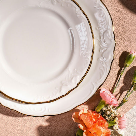 Emfasi Gold Porcelain Dinnerware Set 40pcs