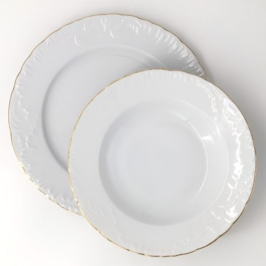 Emfasi Gold Porcelain Dinnerware Set 20pcs