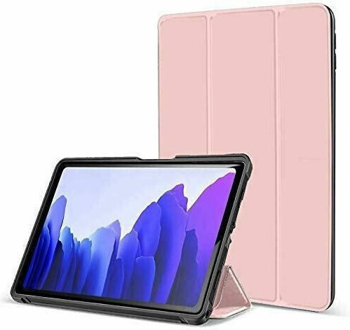 Trifold Buchhülle Silikon Flip Cover Samsung Galaxy Tab A 8.0 2019 Rose Gold