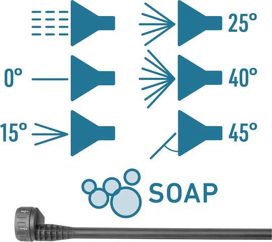 Extol Mașină de spălat cu presiune Baterie 20V cu Presiune 22bar