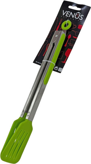 Venus Spatula Slotted Silicone Silver 30cm